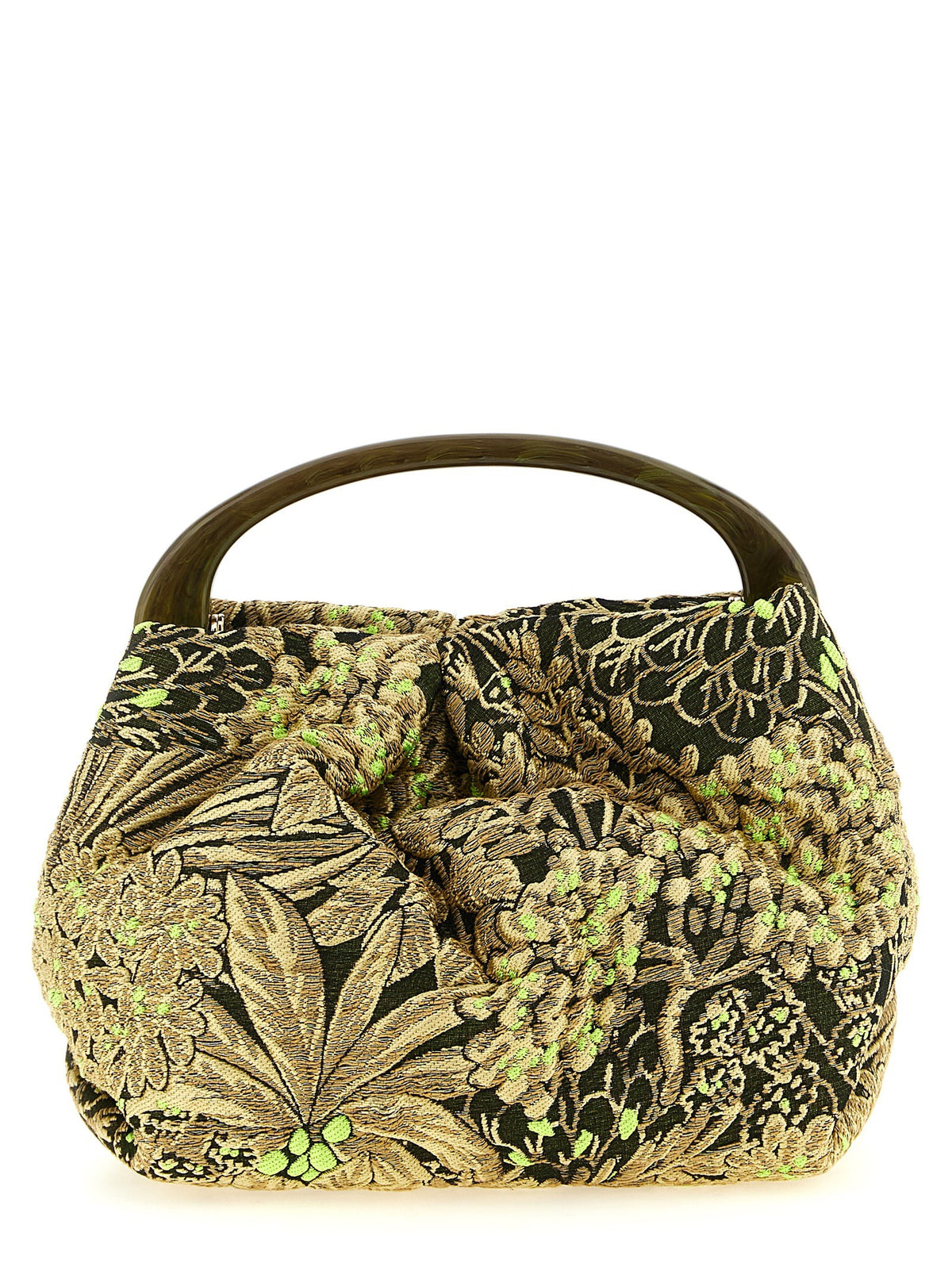 Dries Van Noten Crisp Small Handbag Gold