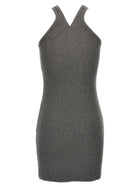 courrèges Criss Cross 90s Mini Dress Grey, view 2