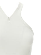 courrèges Criss Cross 90s Tank Top White, view 3