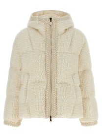 Moncler Cristallin Down Jacket White