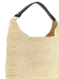 Maison Michel Cristiana Shoulder Bag Beige, view 3