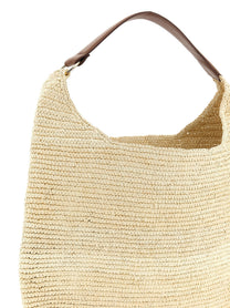 Maison Michel Cristiana Shoulder Bag Brown, view 3