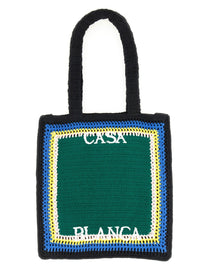 Casablanca Unisex Crochet Bag Green