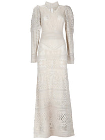 ISABEL MARANT Women's Crochet Dione Dress White