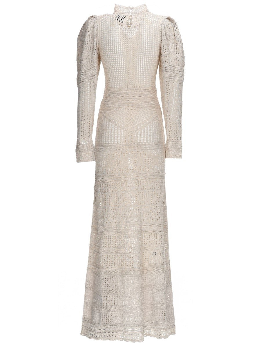ISABEL MARANT Women's Crochet Dione Dress White