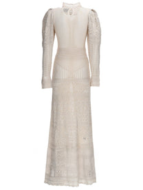 ISABEL MARANT Women's Crochet Dione Dress White