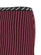 Versace Crochet Knit Skirt Blue, view 4