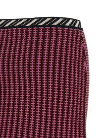 Versace Crochet Knit Skirt Blue