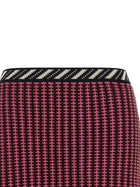 Versace Crochet Knit Skirt Blue, view 3