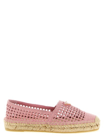 PRADA Crochet Knitted Espadrilles Blue