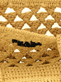 Prada Crochet Handbag Beige