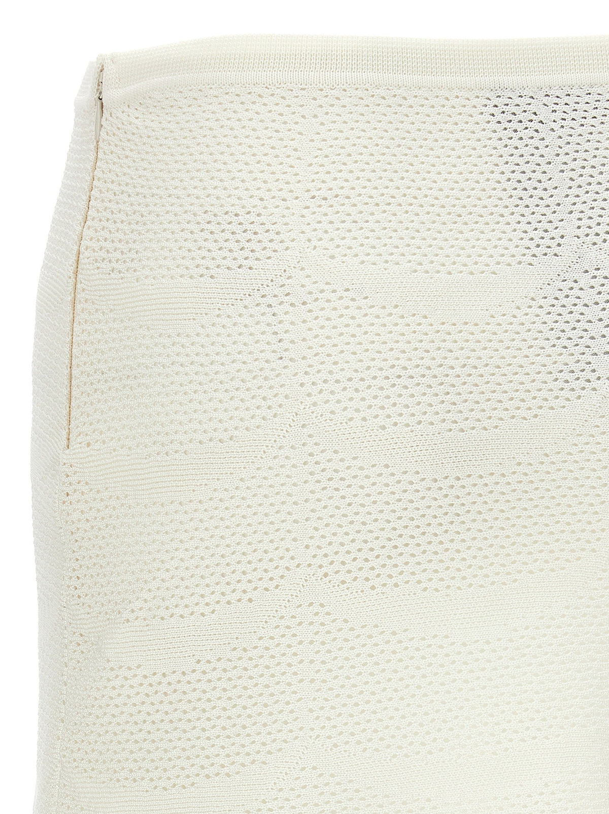 Tom Ford Crochet Mini Skirt White, view 4