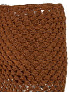 Ermanno Scervino Crochet Pants Brown, view 4