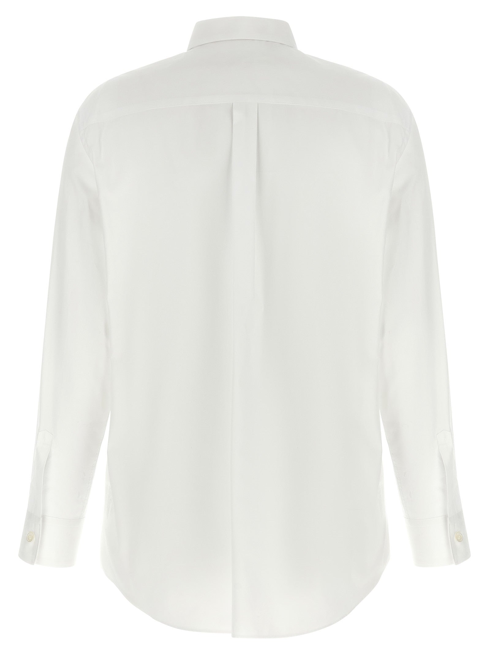 Comme Des Garçons Crochet Pocket Shirt White