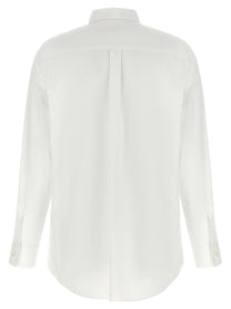 Comme Des Garçons Crochet Pocket Shirt White