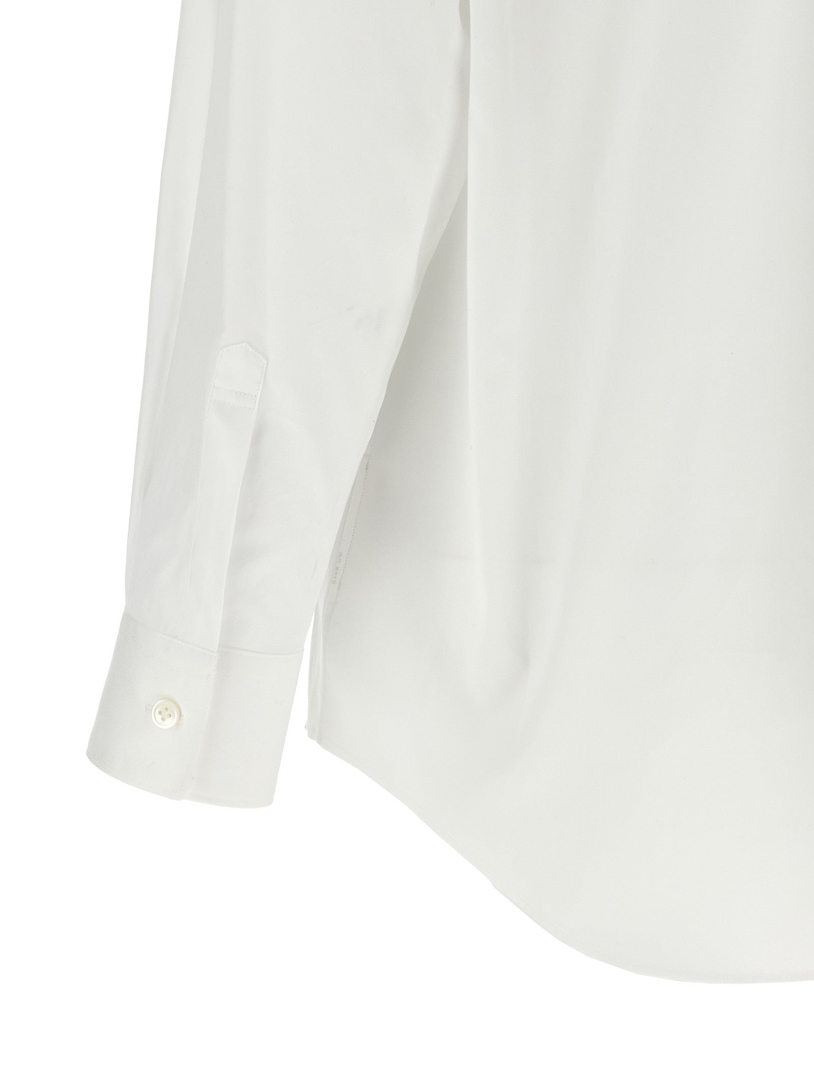 Comme Des Garçons Crochet Pocket Shirt White