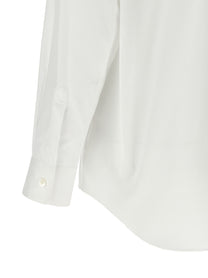 Comme Des Garçons Crochet Pocket Shirt White