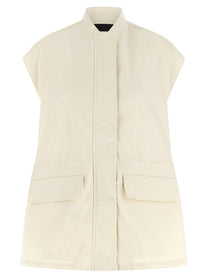 Fabiana Filippi Crochet Vest Beige