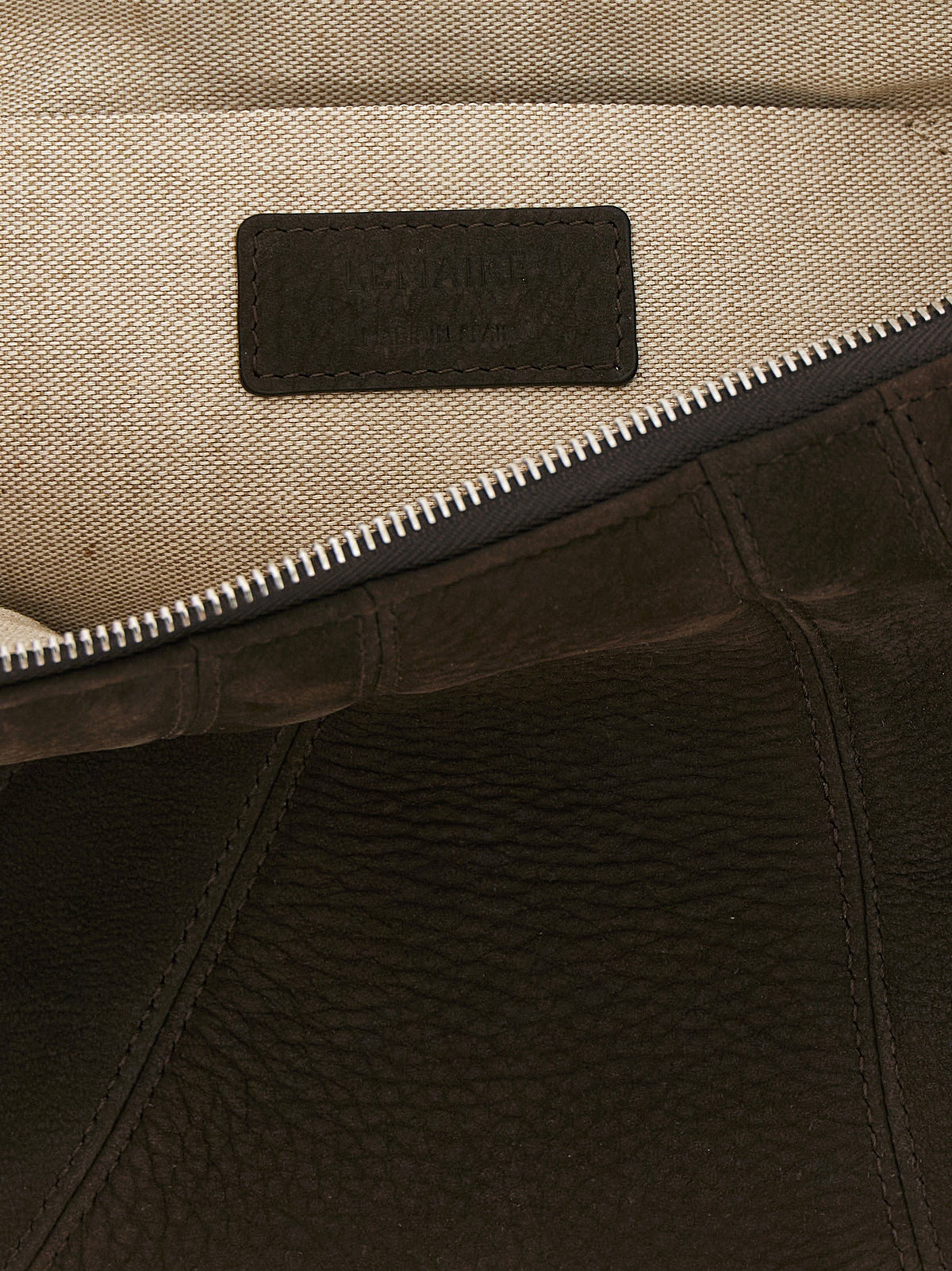 Lemaire Croissant Medium Crossbody Bag Brown