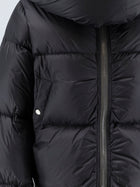 Rick Owens Women's Crop Fit Nylon Down Jacket Black, view 3