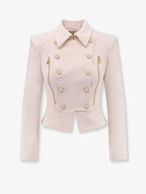 Elisabetta Franchi Women's Cropped Blazer White