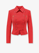 Elisabetta Franchi Women's Cropped Blazer Red