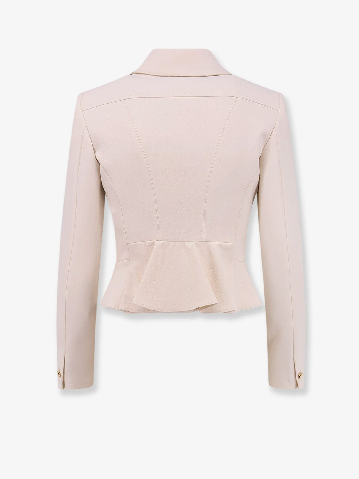 Elisabetta Franchi Women's Cropped Blazer White, view 2