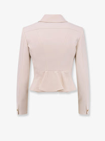Elisabetta Franchi Women's Cropped Blazer White, view 2
