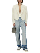 Stella McCartney Women's Cropped Blazer White, view 2