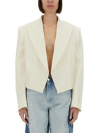 Stella McCartney Women's Cropped Blazer White