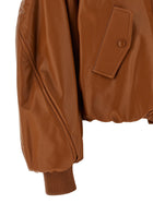 Givenchy Cropped Bomber Jacket Brown, view 4