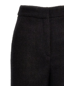 Moschino Cropped Bouclè Pants Black