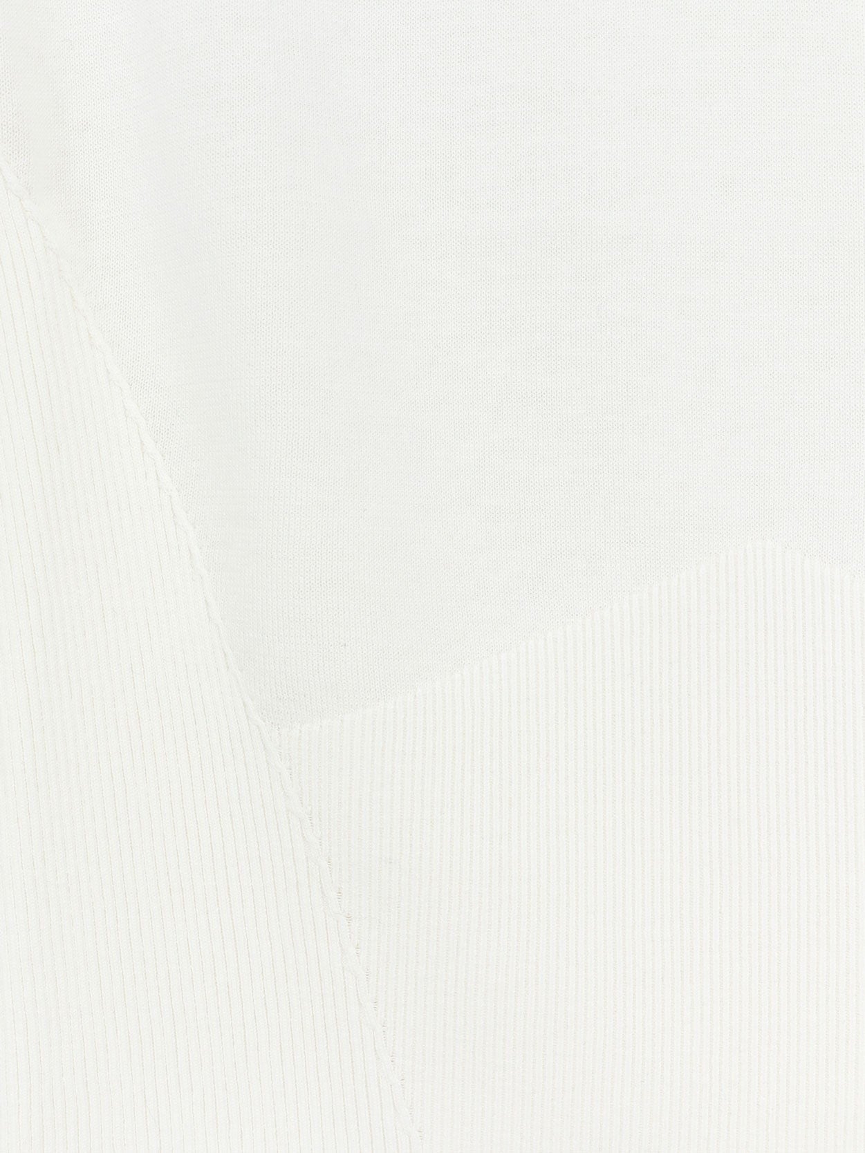 Givenchy Women's Cropped Cotton and Silk Polo Shirt White