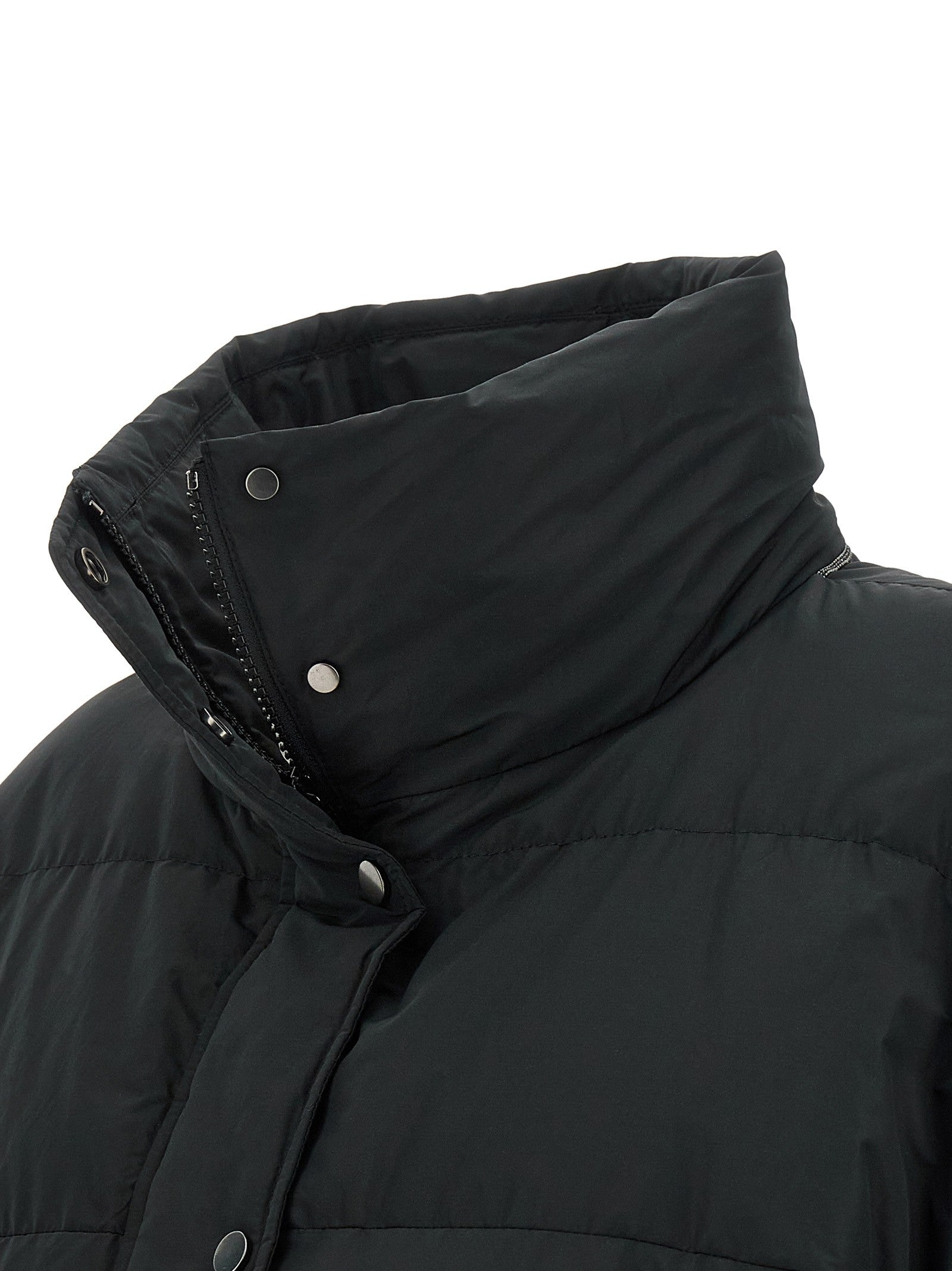 Brunello Cucinelli Women's Down Jacket Black