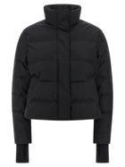 Alexander McQueen Cropped Down Jacket Black