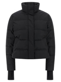 Alexander McQueen Cropped Down Jacket Black