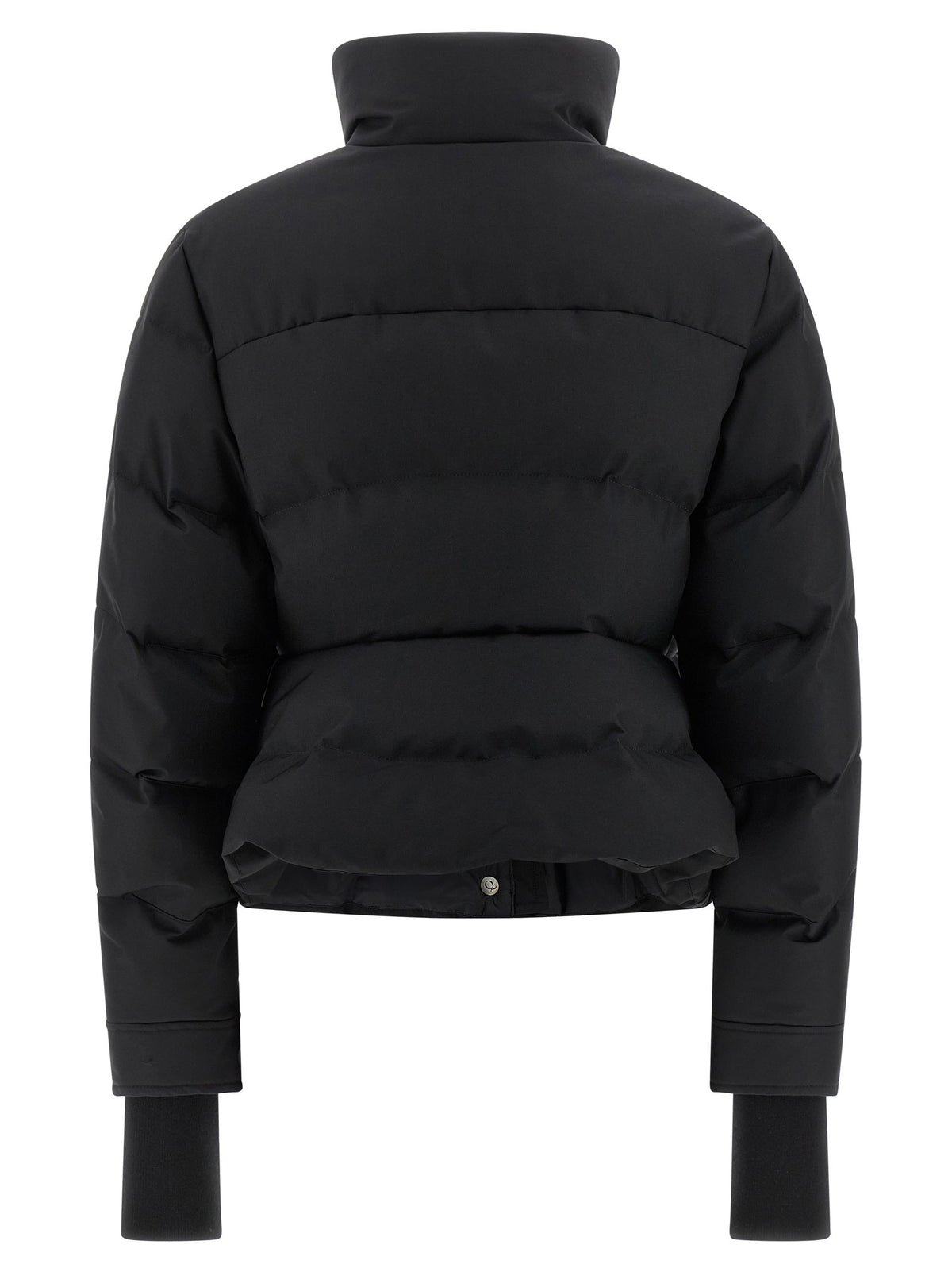Alexander McQueen Cropped Down Jacket Black