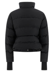 Alexander McQueen Cropped Down Jacket Black