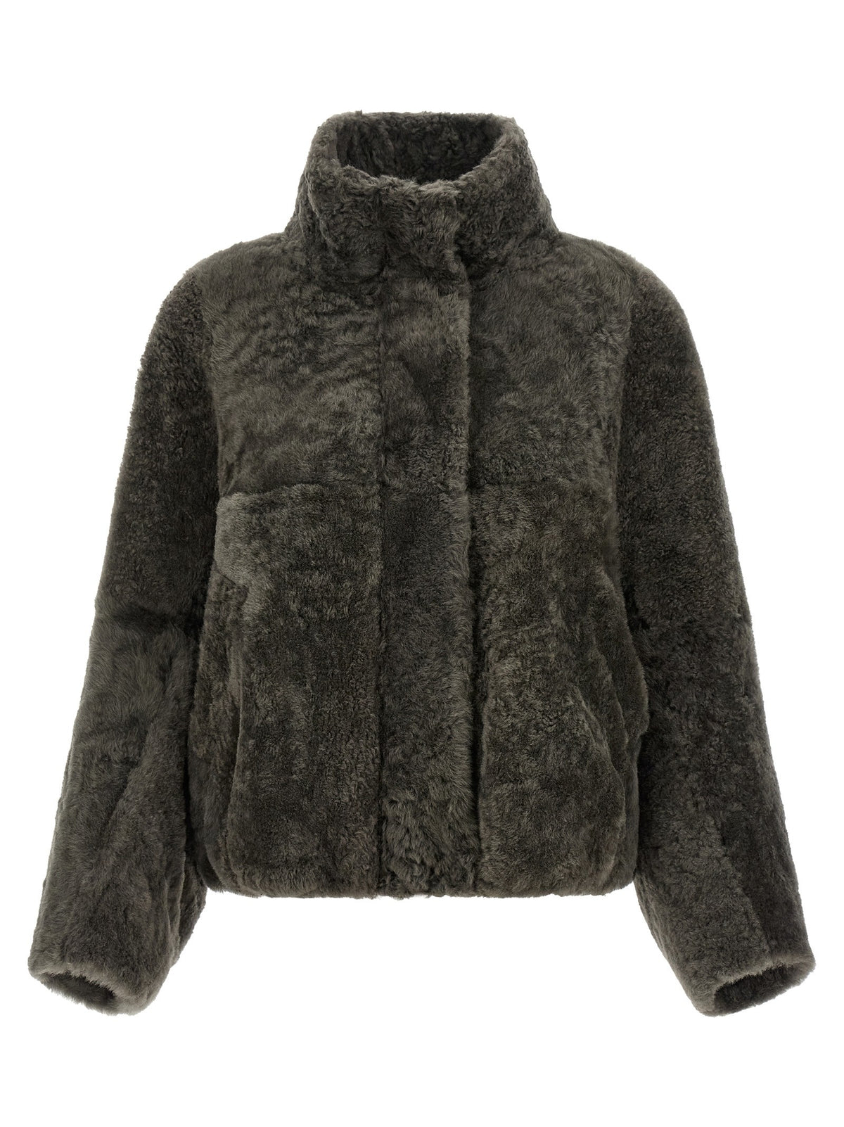Brunello Cucinelli Cropped Fur Grey
