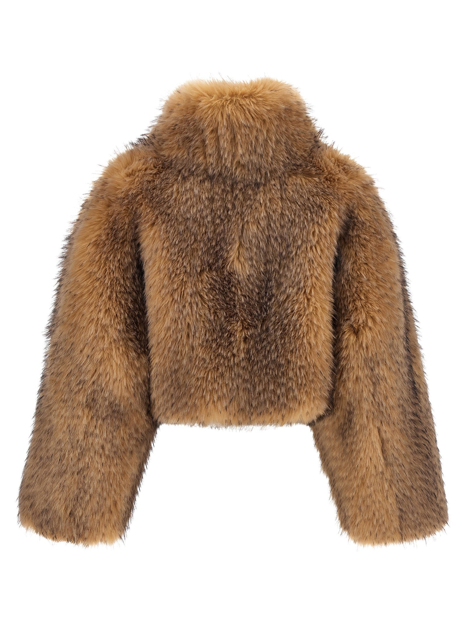 ROTATE Birger Christensen Cropped Fur Beige