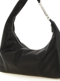 Rick Owens Cropped Gemini Shoulder Bag Black