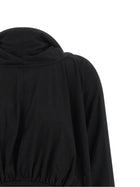 DRKSHDW Cropped Hooded Top Long Sleeve Sweater Black, view 3