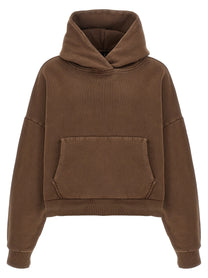 Entire Studios Cropped Hoodie Brown