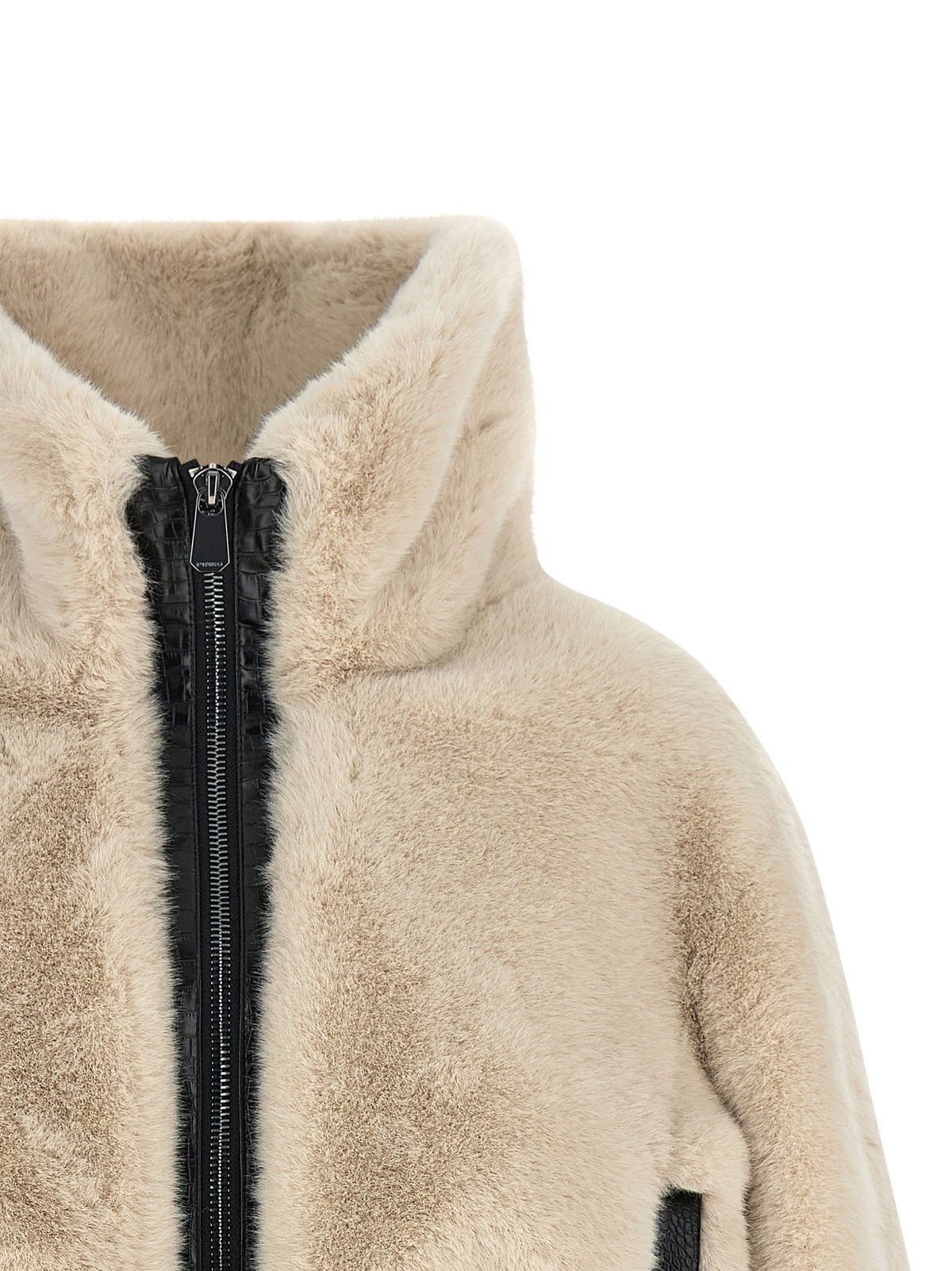 Pinko Cropped Jacket Beige, view 3