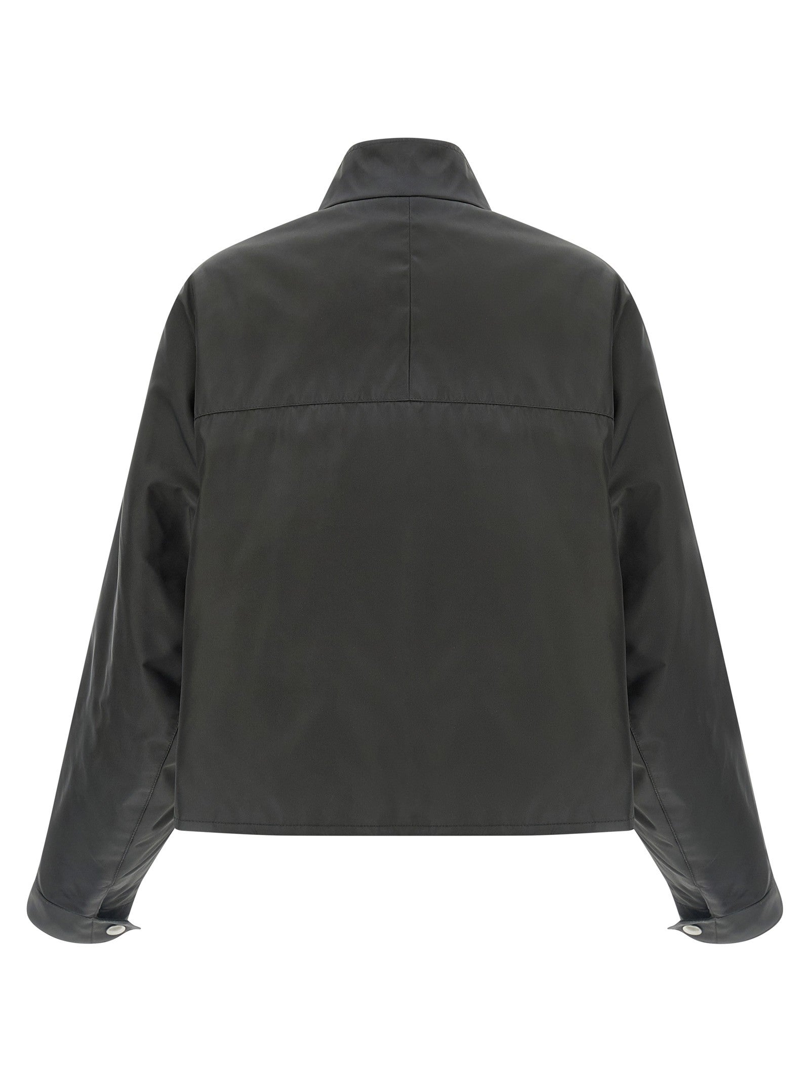 PRADA Cropped Jacket Grey