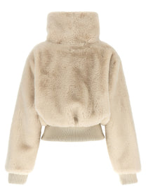 Pinko Cropped Jacket Beige