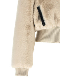 Pinko Cropped Jacket Beige, view 4