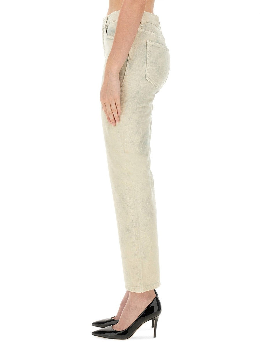 Moschino Jeans Women's Cropped Jeans Blue