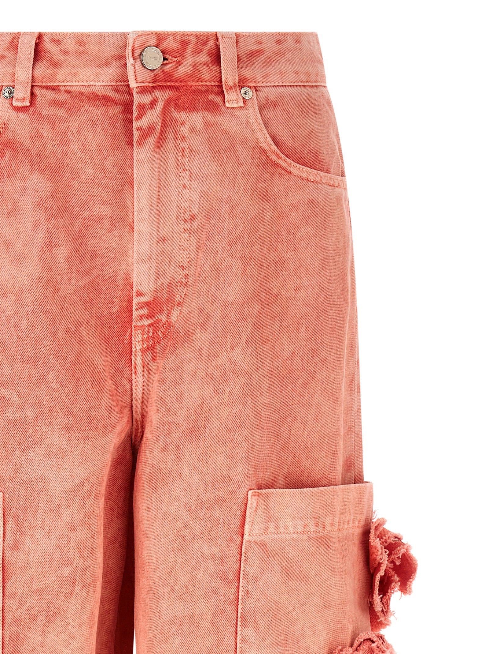 Ganni Cropped Jeans Blue