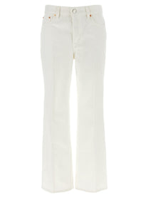 Gucci Cropped Jeans White
